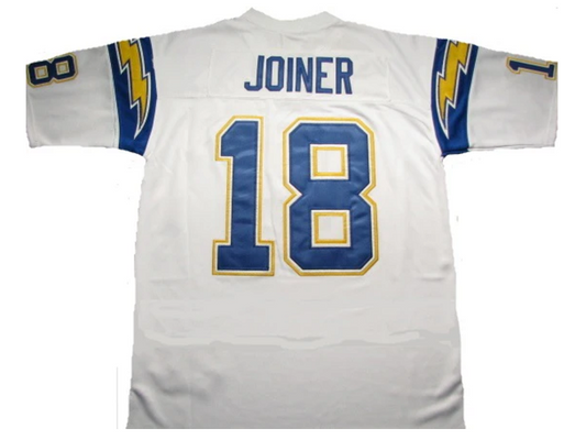 Charlie Joiner Jersey San Diego Chargers Custom Throwback Football White
