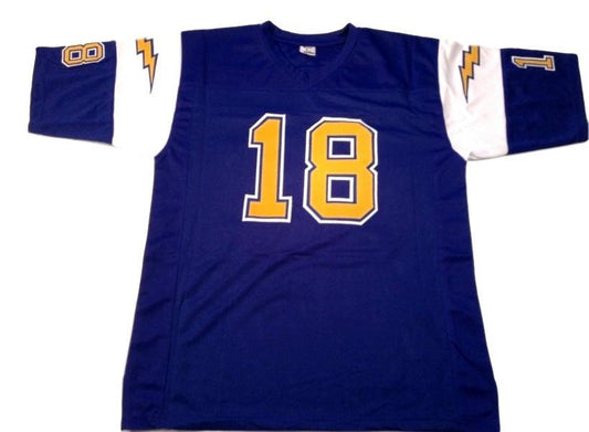 Charlie Joiner Jersey #18 Custom Unsigned Football Jerseys Stitched Blue