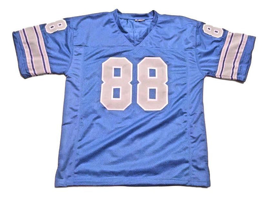 Charlie Sanders Jersey #88 Custom Unsigned Football Stitched Blue