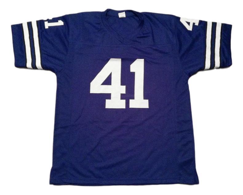 Charlie Waters Jersey #41 Custom Unsigned Football Stitched Blue