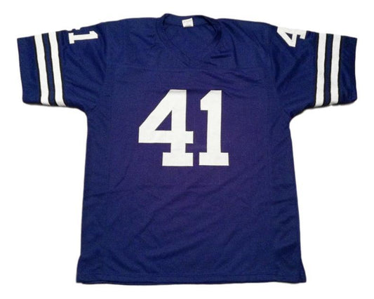 Charlie Waters Jersey #41 Custom Unsigned Football Stitched Blue