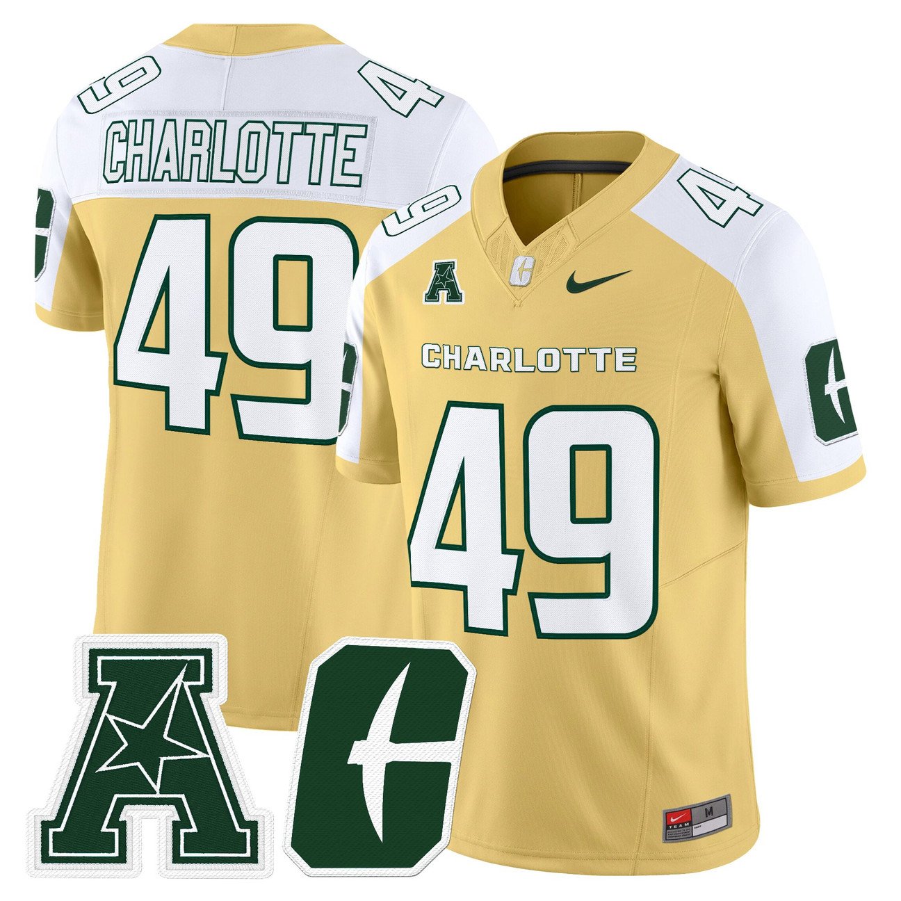 Charlotte Jersey #49 Charlotte 49ers 2025 Vapor Limited Stitched