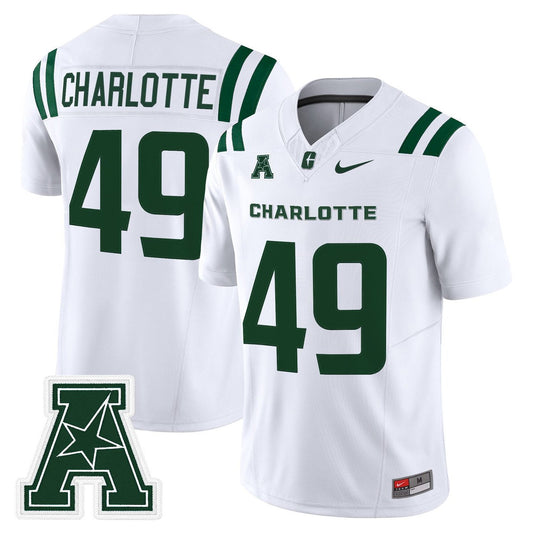 Charlotte Jersey #49 Charlotte 49ers 2025 Vapor Limited Stitched