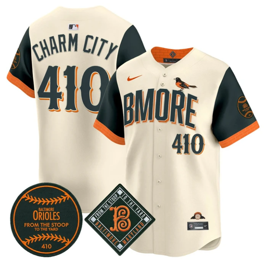 Charm City Jersey #140 Baltimore Orioles 2026 City Connect Premier Stitched