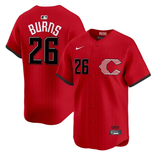 Chase Burns Jersey #26 Cincinnati Reds 2026 City Connect Vapor Premier Stitched