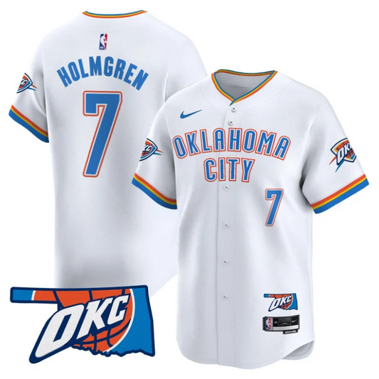 Chet Holmgren Jersey #7 Oklahoma City Thunder Vapor Baseball Stitched Association