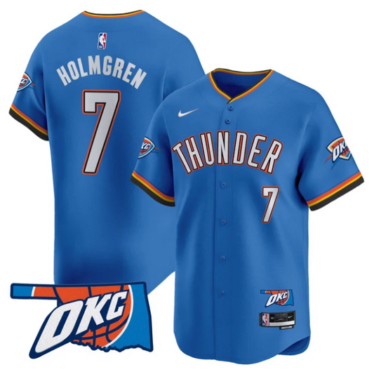 Chet Holmgren Jersey #7 Oklahoma City Thunder Vapor Baseball Stitched Icon