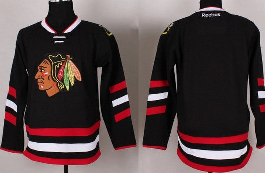 Chicago Blackhawks  Customized 2014 Black Jersey