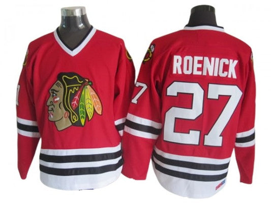 Chicago Blackhawks #27 Jeremy Roenick Vintage CCM Jersey - Red