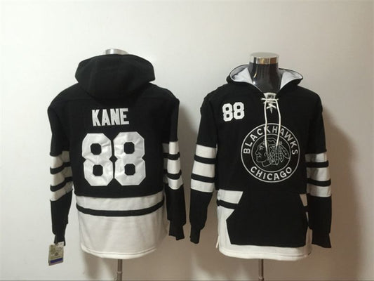 Chicago Blackhawks #88 Patrick Kane Pullover Hoodie Black
