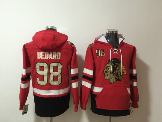 Chicago Blackhawks #98 Connor Bedard Pullover Hoodie