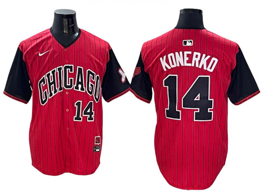 Chicago White Sox #14 Paul Konerko Red 2025 City Connect Limited Jersey