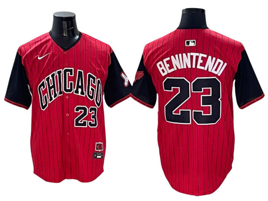 Chicago White Sox #23 Andrew Benintendi Red 2025 City Connect Limited Jersey