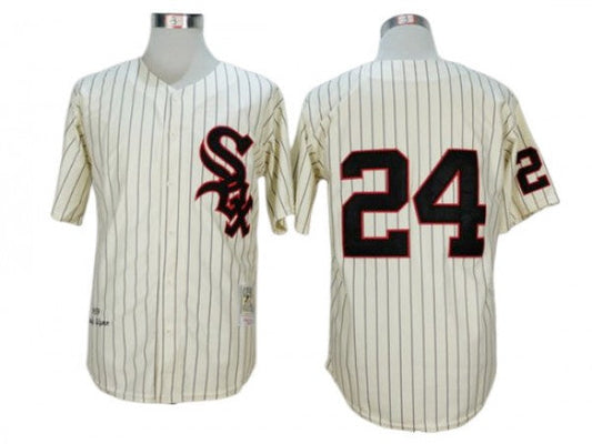 Chicago White Sox #24 Early Wynn 1983 White Throwback Jersey