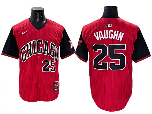 Chicago White Sox #25 Andrew Vaughn Red 2025 City Connect Limited Jersey