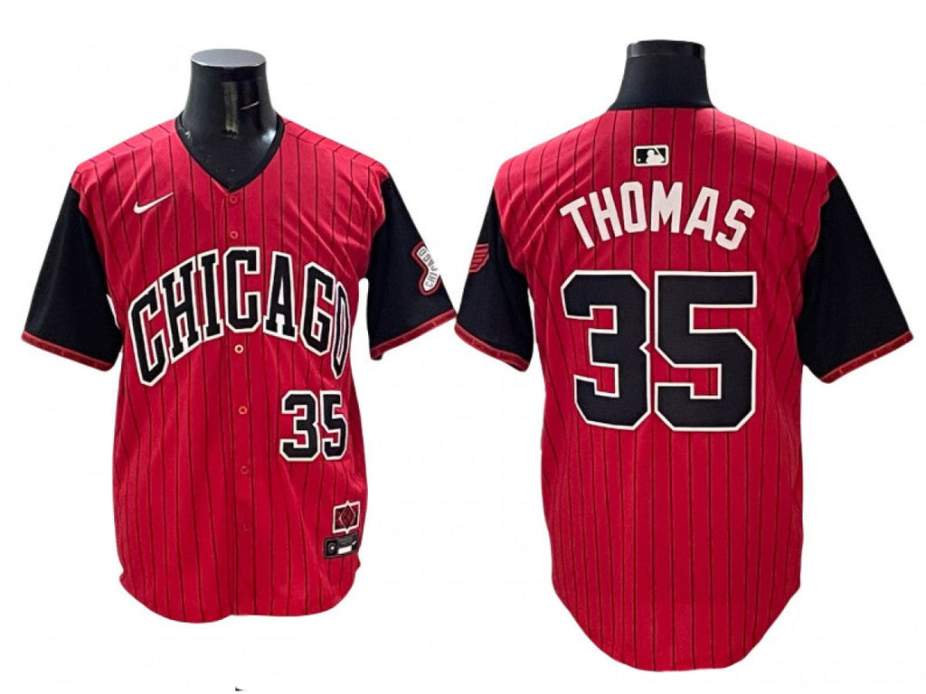 Chicago White Sox #35 Frank Thomas Red 2025 City Connect Limited Jersey