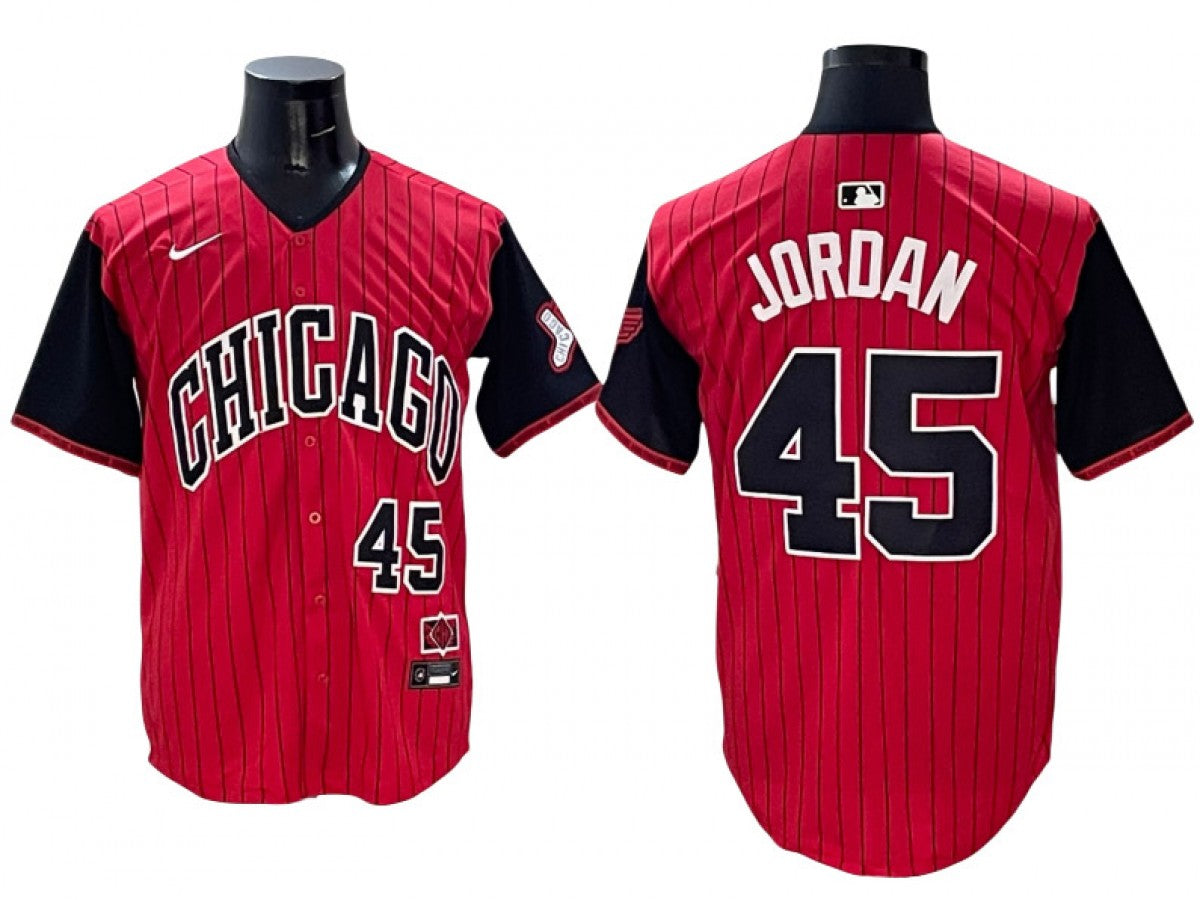 Chicago White Sox #45 Michael Jordan Red 2025 City Connect Limited Jersey