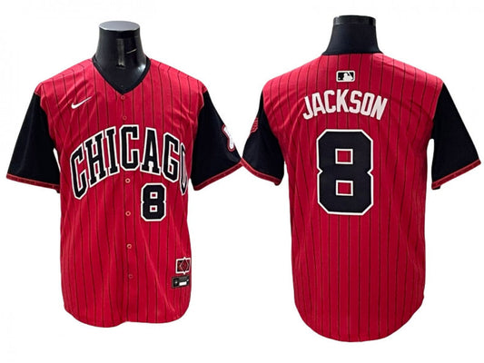 Chicago White Sox #8 Bo Jackson Red 2025 City Connect Limited Jersey