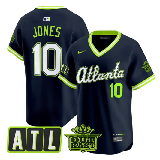 Chipper Jones Jersey #10 Atlanta Braves 2026 City Connect Outkast Stitched
