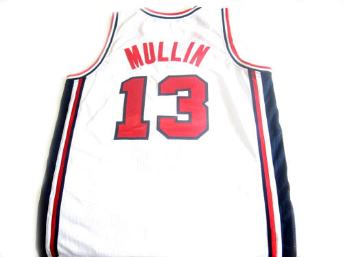 Chris Mullin Jersey #13 Team USA BasketBall White