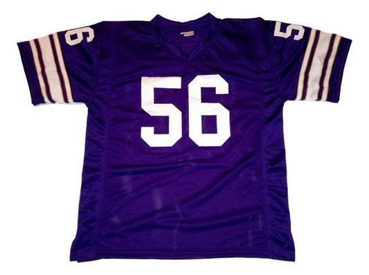 Chris Doleman Jersey #56 Custom Unsigned Football Stitched Purple