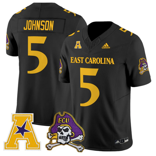 Chris Johnson Jersey #5 East Carolina Pirates 2025 Limited Stitched