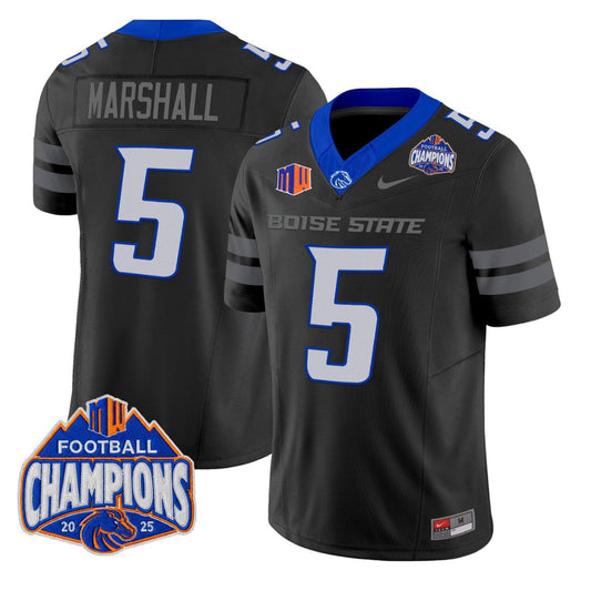 Chris Marshall Jersey #5 Boise State Broncos 2025 Mountain West Champions