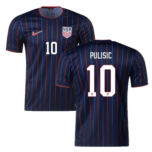 Christian Pulisic 10 USMNT 2025-26 Away Jersey – Navy