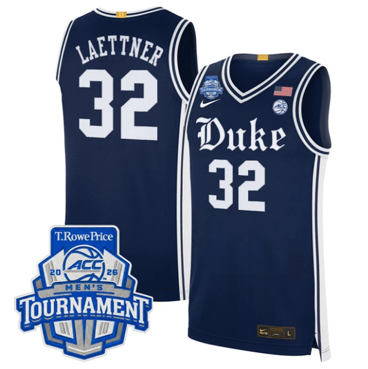 Christian Laettner Jersey #32 Duke Blue Devils 2026 ACC Tournament Stitched