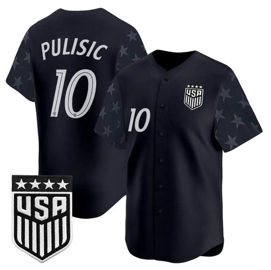 Christian Pulisic Jersey #10 USMNT 2026 World Cup Vapor Baseball Stitched