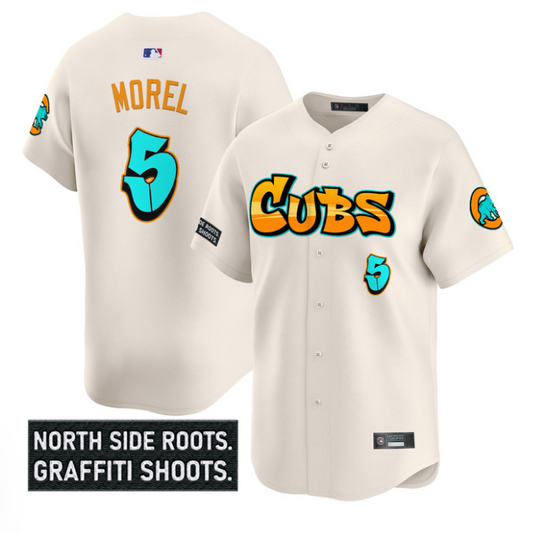 Christopher Morel Jersey #5 Chicago Cubs Graffiti North Side Edition Royal