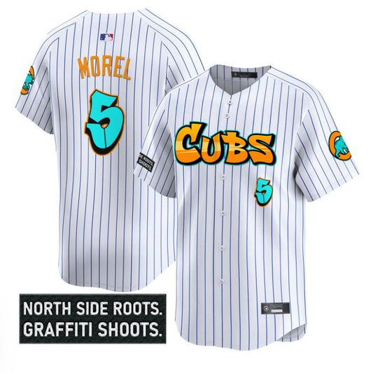 Christopher Morel Jersey #5 Chicago Cubs Graffiti North Side Edition White