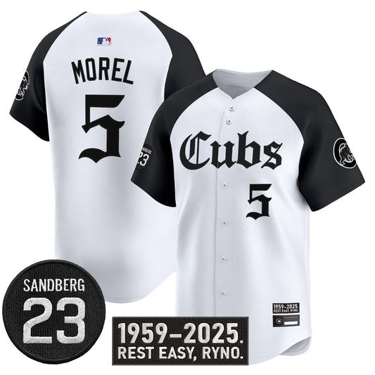 Christopher Morel Jersey #5 Chicago Cubs Ryne Sandberg Tribute Stitched Alter