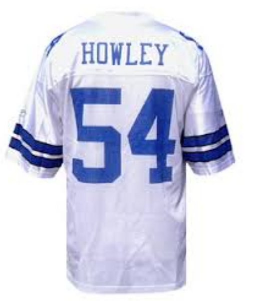 Chuck Howley Jersey Dallas Cowboys Custom Throwback Football