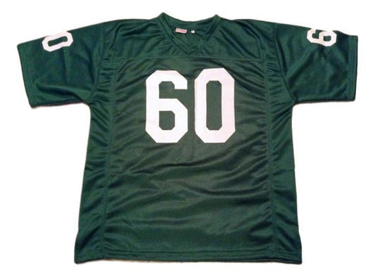 Chuck Bednarik Jersey #60 Custom Unsigned Football Stitched Green
