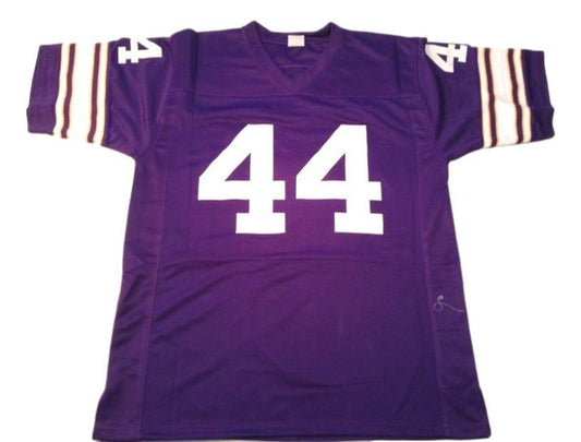 Chuck Foreman Jersey #44 Custom Unsigned Football Stitched Purple