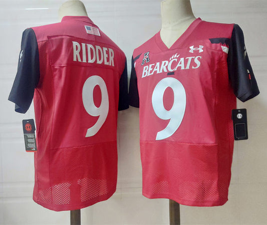 Cincinnati Bearcats #9 Desmond Ridder NCAA Football Jersey Red