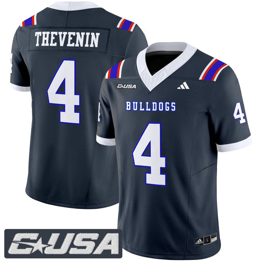 Clay Thevenin Jersey #4 Louisiana Tech Bulldogs 2025 Limited Stitched