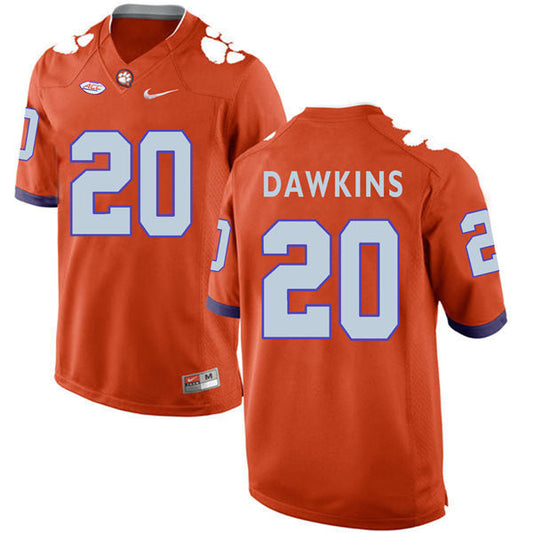Clemson Tigers Brian Dawkins Jersey #20 College Football Orange