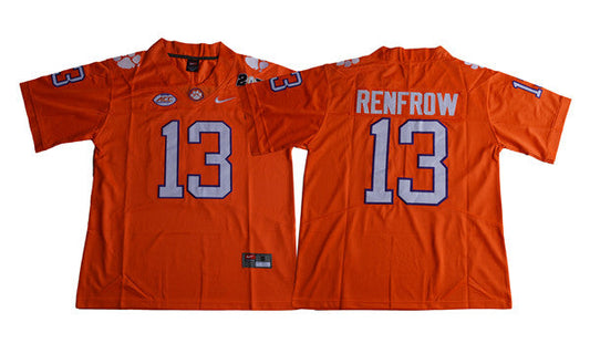Clemson Tigers Hunter Renfrow Jersey #13 College Football Orange