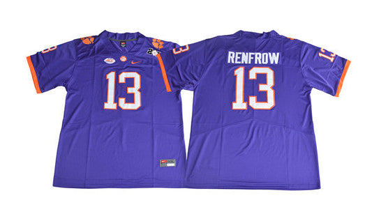 Clemson Tigers Hunter Renfrow Jersey #13 College Football Purple
