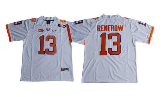 Clemson Tigers Hunter Renfrow Jersey #13 College Football White