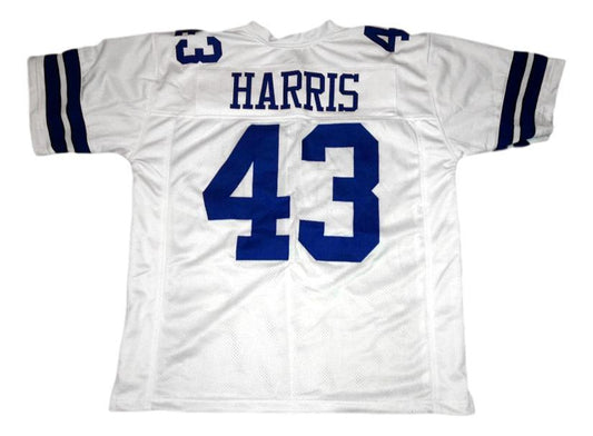 Cliff Harris Jersey #43 Custom Unsigned Football Stitched White