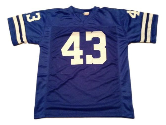 Cliff Harris Jersey #43 Custom Unsigned Football Stitched Blue