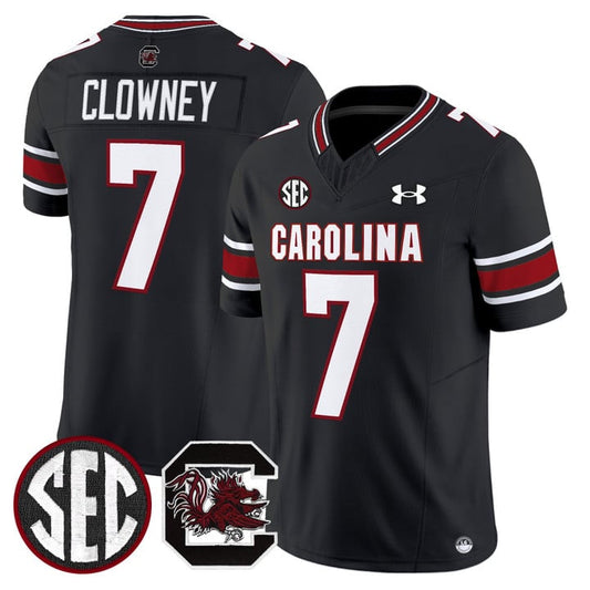 Clowney Jersey #7 South Carolina Gamecocks 2025 Stitched Black