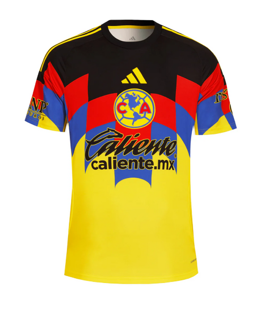 Club América 2025-26 A. Zendejas 10 Home Jersey – Yellow