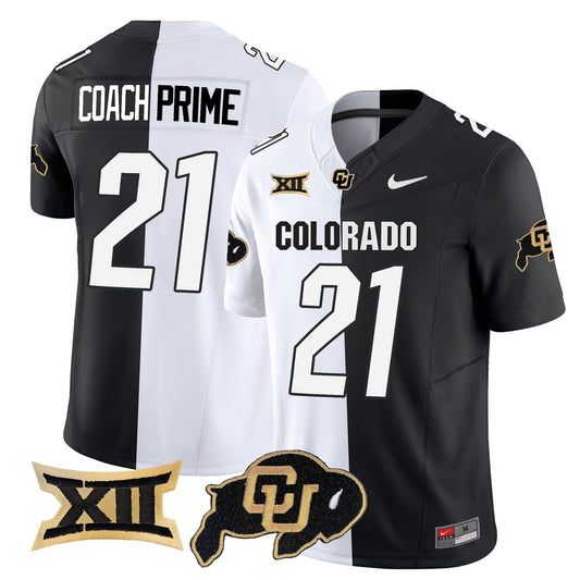 Coach Prime Jersey #21 Colorado Buffaloes 2025 Limited Stitched Stripeout