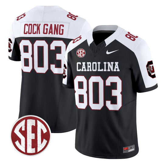 Cock Gang Jersey #803 Carolina 1980 Throwback Rebrand 2026 Stitched Black Alter