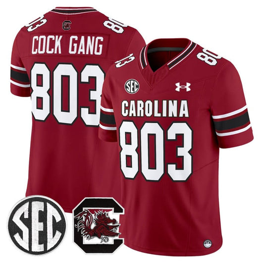 Cock Gang Jersey #803 South Carolina Gamecocks 2025 Stitched Garnet