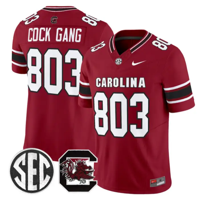 Cock Gang Jersey #803 South Carolina Gamecocks 2026 Limited Stitched